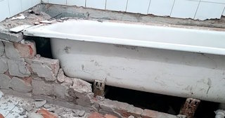 Демонтаж ванной комнаты в Назарово - стоимость работ от 833 руб. | Сварной-Нрв
